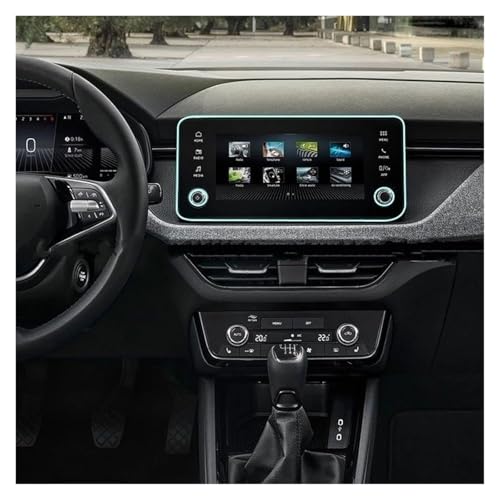 Protection d'écran pour Skoda Kamiq 2024, film TPU voyage et navigation