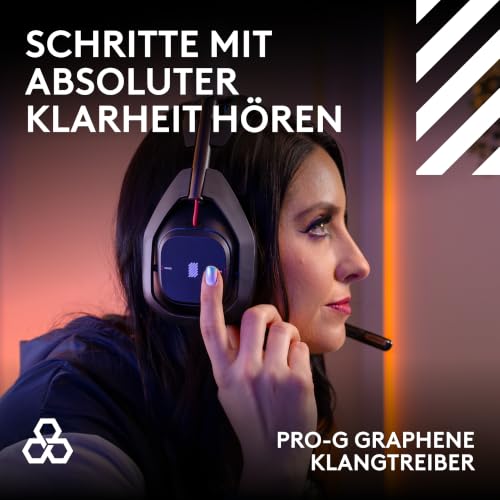 Logitech G Astro A50 Lightspeed, Kabelloses Gaming-Headset + Basisstation – Ansicht 3