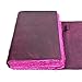 Vintage Purple Leather Journal - 200 Pages Pink Deckle Edge Rustic Paper - Unlined Pages Book of Shadows, Grimoire, Junk Scrapbook, Fantasy Medieval Gifts, Sketchbook (Mystical Purple, 7
