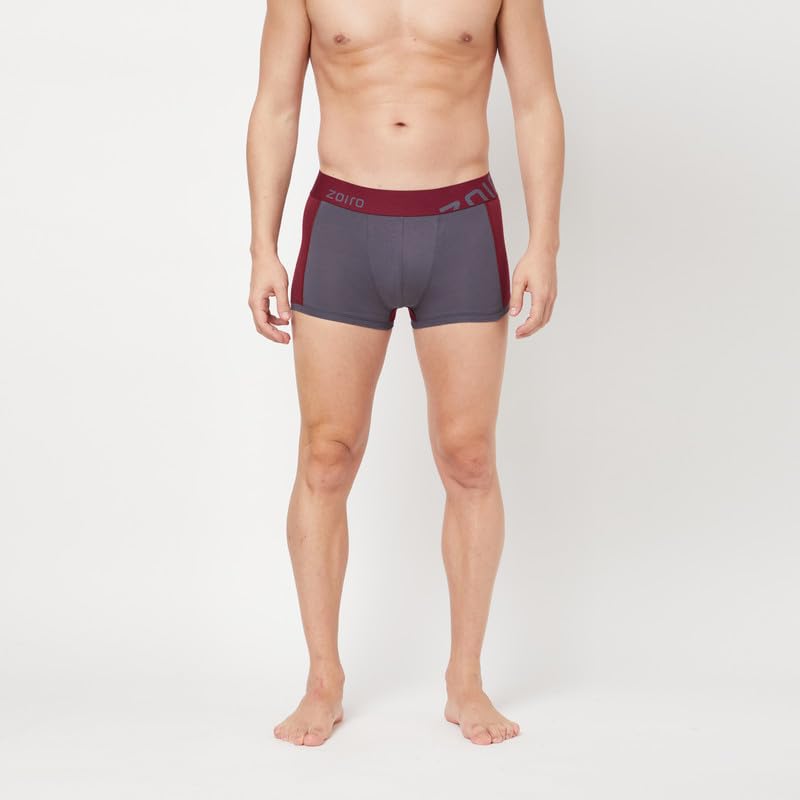 Image of Zoiro Men's Soft Cotton Blend Solid Trend Trunk (Pack of 2) |Colours May Vary