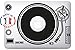 Anakiss Stickers pour Macbook DJ Platine Noir Taille Unique Autocollant