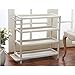 Produktbild AI XIN SHOP Schuhregal 4-Tier Eingangsbereich Schuhregal, Multi-Layer Simple Schuhregal mit Schirmständer Kunststoff Montage Schuhregal Wohnzimmer Bad Hausschuhe Rack (größe : S)