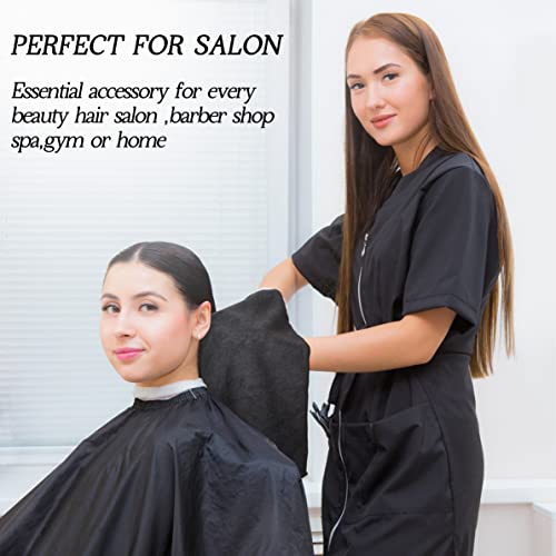 26 Packs Of Bleach Proof Salon Towels Absorbent Microfiber Towels Bleach Resistant Salon Hand Towels For Gym, Bath, Spa, Shaving, Shampoo, Home Hair Drying, 16 X 28 Inches (Black) #TOP5