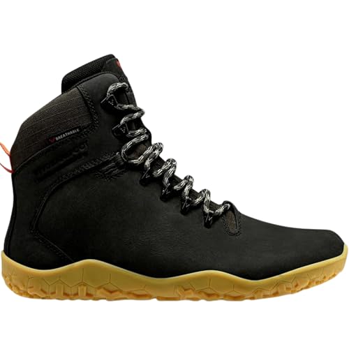 Image of Vivobarefoot Magna Forest ESG, Womens Leather And Wool Hiking Trainers With Barefoot Sole