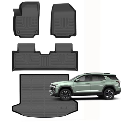 for Chevy Equinox/GMC Terrain Floor Mats 2025 2026,Car Mats for Chevy Equinox All Weather Floor Mats...