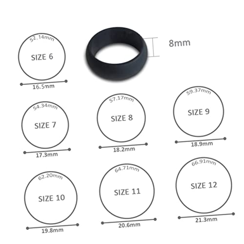 Anillos de silicona para deportes unisex 4 piezas miniatura 3