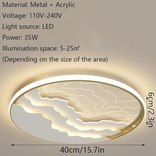 Lámpara de techo LED ultrafina tricolor que transforma la luz de tu salón 6
