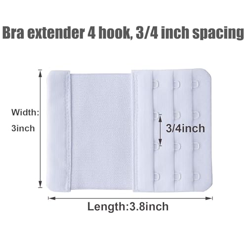 Image of SAMGU Women's Bra Extenders 2 Hook /3 Hook /4 Hook /5 Hook /6 Hook Soft Stretchy