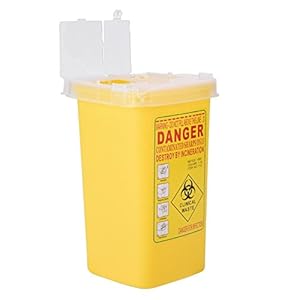 Delaman 1 Liter Sharps Bin Nadelentsorgungsbehälter
