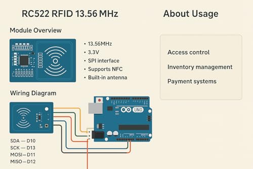 Image of Arduino Uno R3 Starter Kit with RFID & Sensors | 37+ Components | Beginner Learning Kit for Robotics, Programming & DIY Electronics Projects (DIP),