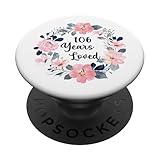 Photo Gallery 106 years loved 106th birthday floral 106 year old men women popsockets popgrip adesivo Photo Gallery 106 years loved 106th birthday floral 106 year old men women popsockets popgrip adesivo