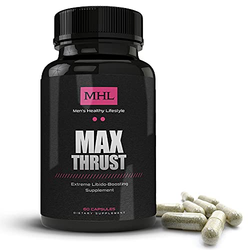 Horny Goat Weed for Men - Men's Healthy Lifestyle Max Thrust - Stamina and Performance Complex - Made in The USA - 60 Caps
