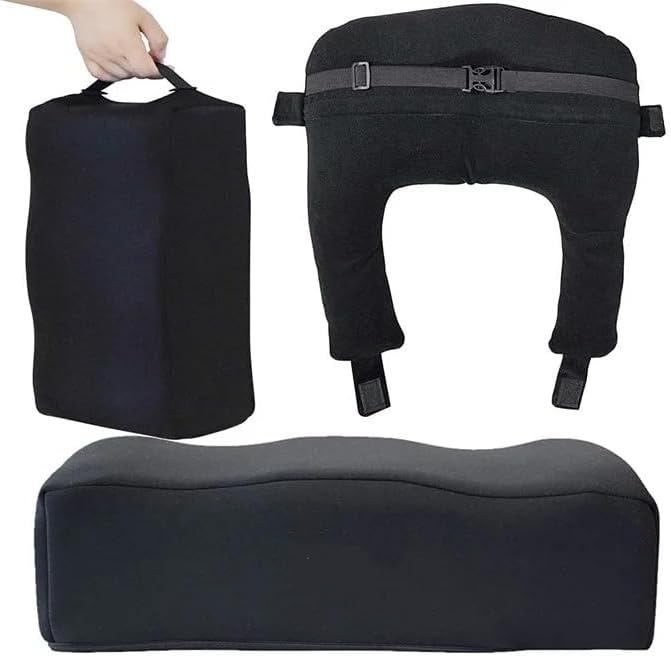JDCARE BBL Back Rest and Pillow Set – Post Surgery Recovery Support for Sitting Comfort, BBL Chair Alternative, Firm Foam Support Cushion for Glute Protection and Comfort After Brazilian Butt Lift