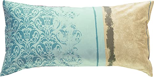 Erwin Müller Kissenbezug, Kissenhülle Mako-Satin Ornamente Mint-Silber...