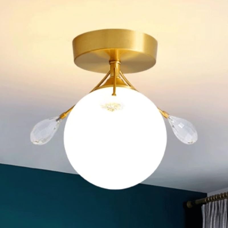 Plafonnier en cuivre pour couloir et cuisine illuminant votre quotidien de douceur