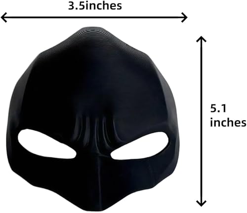 Cat Halloween Costume Accessories Set, 3D Printed Bat Mask and Muscle Arms, Role Play Props,Funny Cat Costume Accessories (Black)(Black)