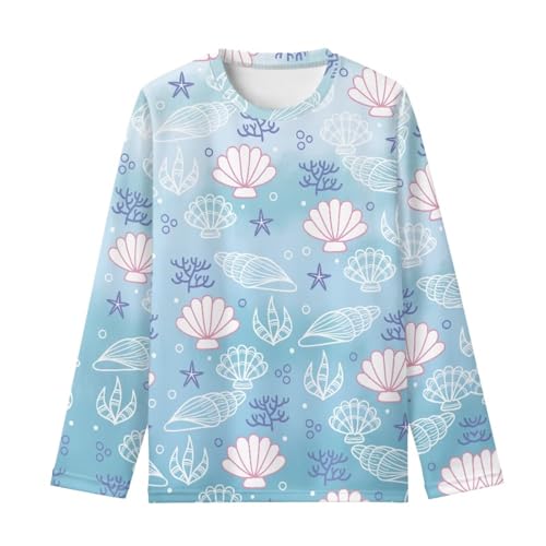 Image of Long Sleeve Shirts for Girls Winter Tops 3-16t Cartoon T Shirts for Fall Clothes