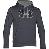 Under Armour Men's Storm Armour Fleece Big Logo Hoodie, Carbon Heather (090)/Amalgam Gray, Large