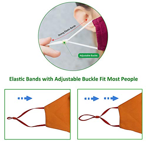 5 Assorted Colors Adjustable Elastic Band String Rope Straps For Mask Sewing, Extra Long 26Cm, 100 Pieces Ear Loops For Making Masks Stretchy Cord With Locks Toggles-Colored #TOP3