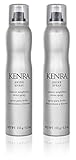 Kenra Professional Shine Spray | Instant Weightless Shine Hairspray | Tames Frizz & Flyaways | Enhances Color Vibrancy | Lightweight, No Hold | All Hair Types | 5.5 oz (2-Pack)