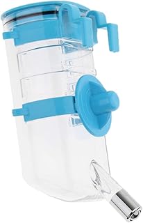 UGPLM Adjustable Bottle Drinker Dog Kennel Cage Water Dispenser, Blue