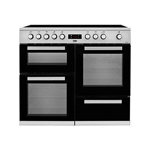 Beko 100cm Double Oven Range Cooker KDVC100X