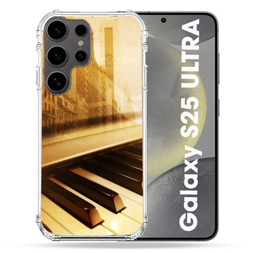 Coque Samsung S25 Ultra Cokitec Musique Piano Retro antichoc pour smartphone