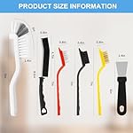 11Pcs Crevice Cleaning Brush Set, Hard Bristle Cleaning Supplies for Kitchen, Bathroom, Corner, Grout, Sink, Cup, Teapot, Bottle, Blender - Image 3