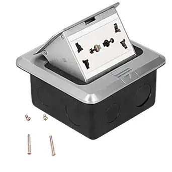 Floor Socket, Waterproof Damping Embedded Ground Sockets for Electrical Equipments