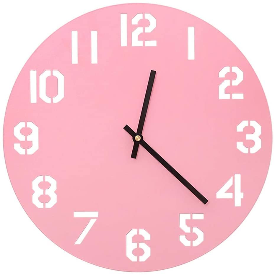 Horloge murale en fer moderne haut de gamme avec peinture mate