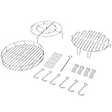 TAILGRILLER Turkey Fryer Accessories Kit with Bunk Bed Baske for Char-Broil The Big Easy Oil-Less Turkey Fryer, Stand, Skewers, Hooks, Turkey Fryer Roasting Rack for Oilless Turkey Fryer