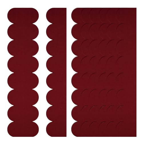 32 Dachschindeln für Vogelhaus, Selbstklebende Dachpappe für Vogelhaus, Mini Dachschindeln zum Schutz von Nistkästen, Hundehütten und Gartenhäusern, (Rotwein）