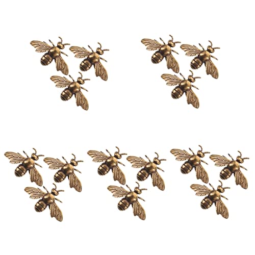 Figurine d'abeille en laiton, petite décoration maison et ornement bureau