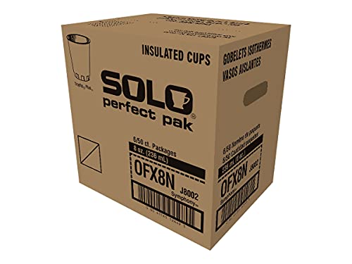 Dart OFX8N-J8002 8 oz Symphony Trophy Plus Hot/Cold Cup (Case of 300)