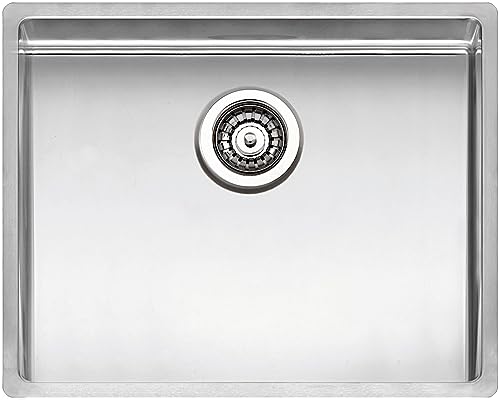 REGINOX Fregadero de acero inoxidable New York 50 x 40 KG-CC a partir de armario ancho 60 cm/Clean & Care