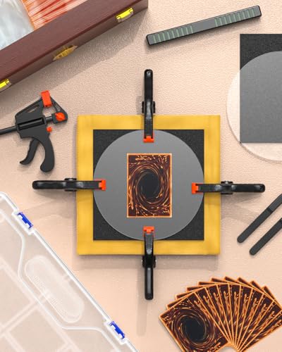 313 Pcs Trading Card Cleaning Kit, Card Grading Flattening Kit for TCG Collectors Collectible, Card Restoration Repair Fix Kits Bent Flatten Lifted Edges Accessories - Image 5