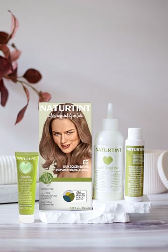Image of Naturtint 6G Dark Golden Blonde Permanent Hair Color (Pack of 6), Ammonia Free, Vegan, Cruelty Free, up to 100% Gray Coverage, Long Lasting Results (Packaging may vary)