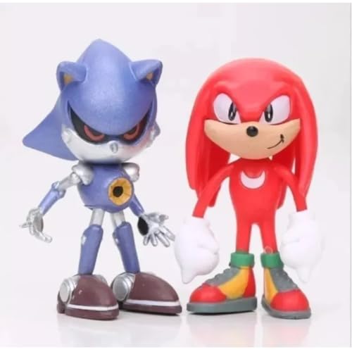 Kit Sonic Bonecos 6 Miniaturas Action Figure