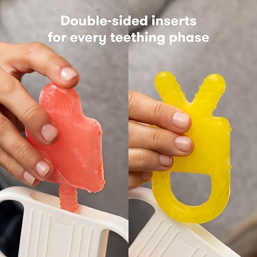 Frida Baby Silicone Teething Toys, 4-in-1 Teether for Babies & Infants, Teething Relief for 0-18 Months, Not-Too-Cold-to-Hold Baby Teether, BPA-Free - 3