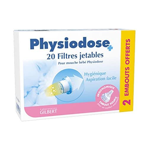 PHYSIODOSE boîte 20 filtres jetables + 2 embouts offerts