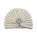 Women Knit Turban Beanie Hat Winter Crochet Head Wraps Wool Cap Warm Winter Hats for Women Girls Winter Wear Beige