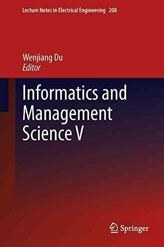 [(Informatics and Management Science V)] [Edited by Wenjiang Du] published on (January, 2015)