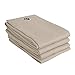 Produktbild Deconovo 4er Set Verdunkelungsvorhang Gardine Wohnzimmer Thermogardine Ösen 240x135 cm Beige
