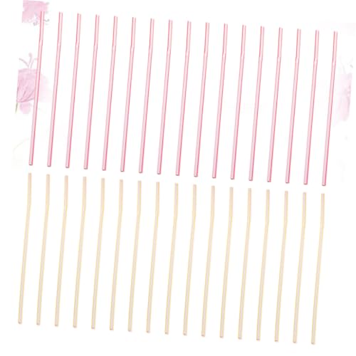 Pitillos flexibles desechables 600 unidades 20.8 cm plástico miniatura 5