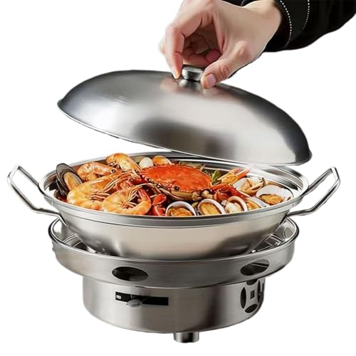 Estufa de Senderismo | Juego De Cocina Ajustable De Acero Inoxidable,Estufas de Acampada Portátiles | Para Familiares Amigos Adultos Aventureros Reuniones Al Aire Libre Barbacoa