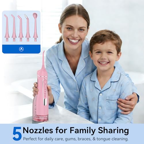 Water Flosser for Teeth Cleaning Cordless Portable Dental Pick - image 8