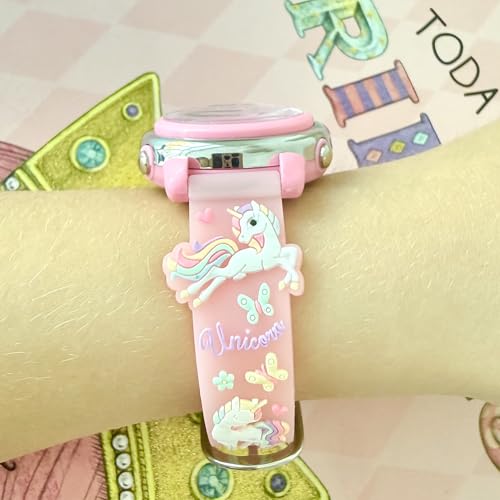 Preschool Collection Kids Digital Light Up Watch - Monster Trucks, Dinosaurs, Shark, Unicorn, Butterfly, Spider - Girls, Boys, Children, School