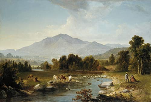 Tableaux sur toile High Point Montagnes Asher Brown Durand déco bureau 60x90cm