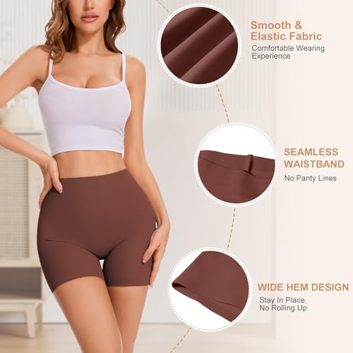 Seamless Shaping Boyshorts Panties for Women Slip Shorts for Under Dresses Tummy Control Underwear Shapewear Shorts3