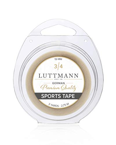 LUTTMANN® Sports Tape – Nastro adesivo 19 mm x 2,75 m per parrucche, tulle, sistemi per capelli, Full Lace Wig, parti per capelli ed extension